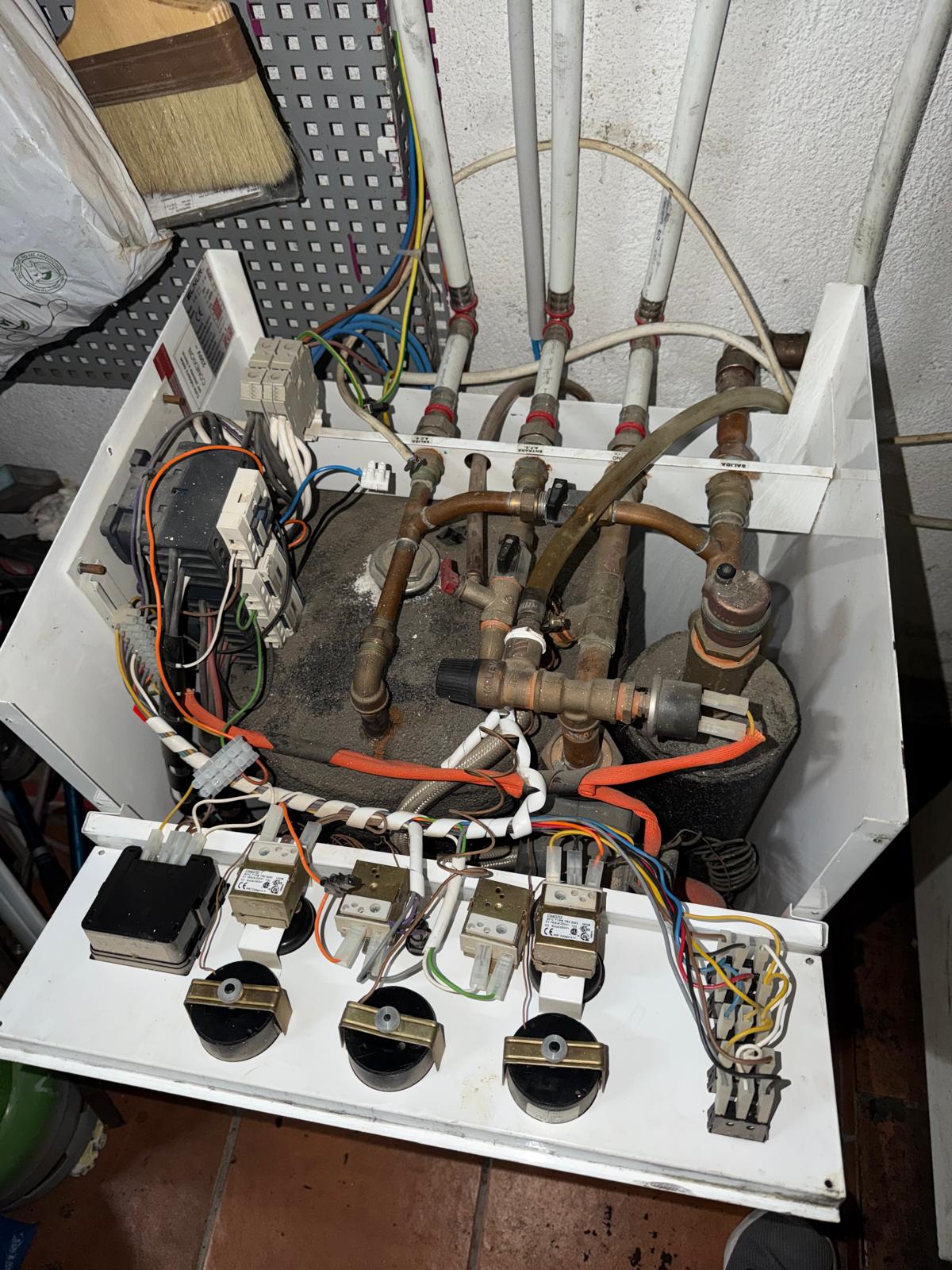 Reparación de caldera
